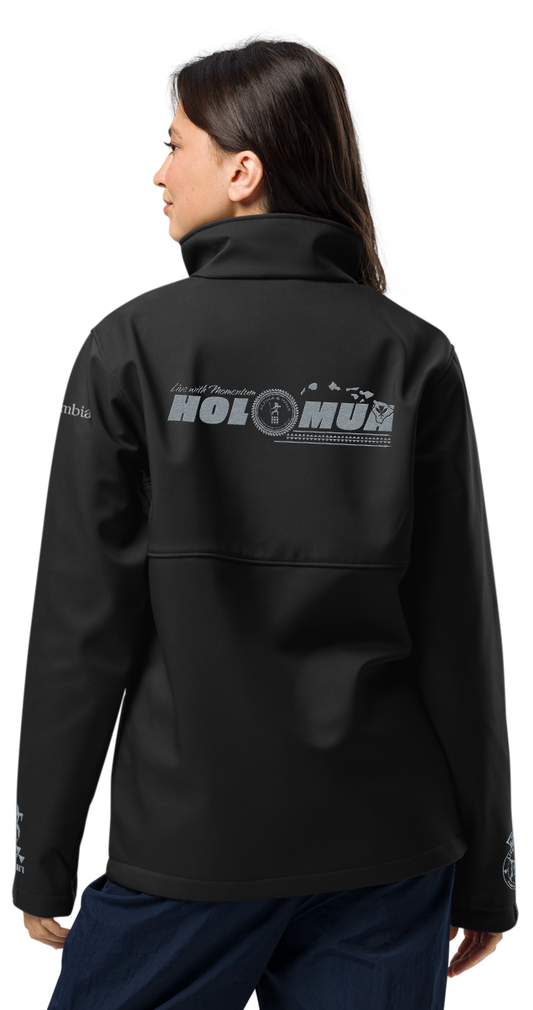 Holomua! (Live with Momentum) Columbia Soft Shell Jacket (unisex)